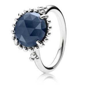 PANDORA midnight star Ring in blue crystal